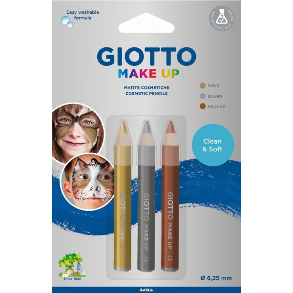 Make-up-Stift Giotto 3er-Pack - Metallic
