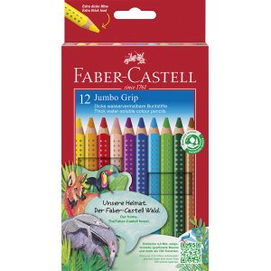Buntstiftset - Faber-Castell - Jumbo Grip Karton Buntstiftset - Faber-Castell - Jumbo Grip Karton