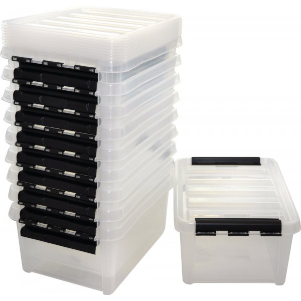 Tablett mit Deckel - 8 l - 10er-Pack
