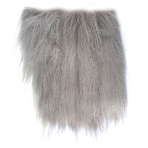 Plüsch mit langen Haaren 20x35 cm - grau Plüsch mit langen Haaren 20x35 cm - grau