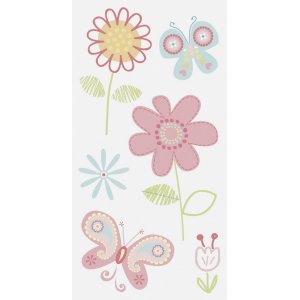 Aufklebermix - Blumen - rosa Aufklebermix - Blumen - rosa