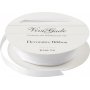 Ripsband - wei - 15 m