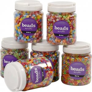 Perlenmischung - gemischte Farben - 6 x 700 ml Perlenmischung - gemischte Farben - 6 x 700 ml