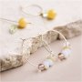 Mini-DIY-Schmuckset - Kreolen mit Perlen