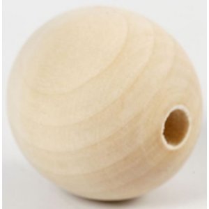 Holzperlen - Ø30 mm - 4 Stk Holzperlen - Ø30 mm - 4 Stk