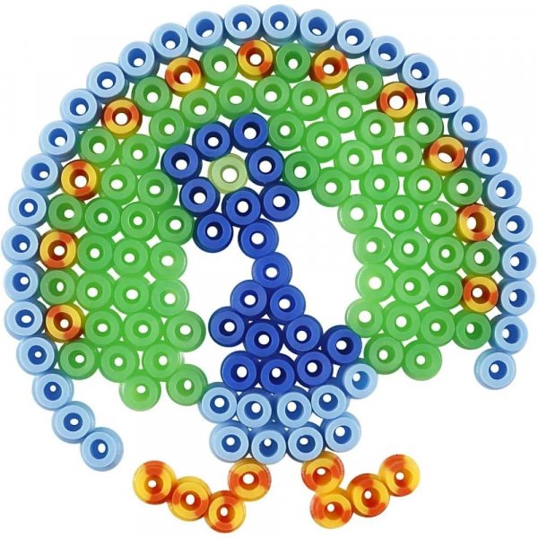 Perlenteller - Oval, Herz, Sechseck, Kreis, Quadrat, Stern - 7x7,5-10,5x9,5 cm - 6 Stk