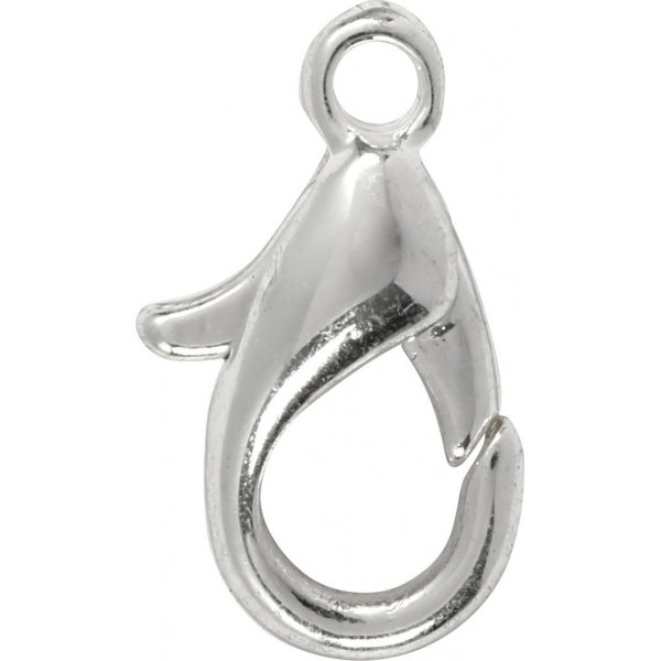 Karabiner - versilbert - 100 Stk