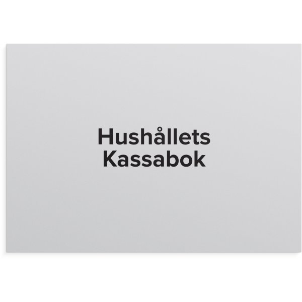 Haushaltskassenbuch - A4L
