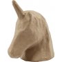 Einhornkopf aus Pappmach