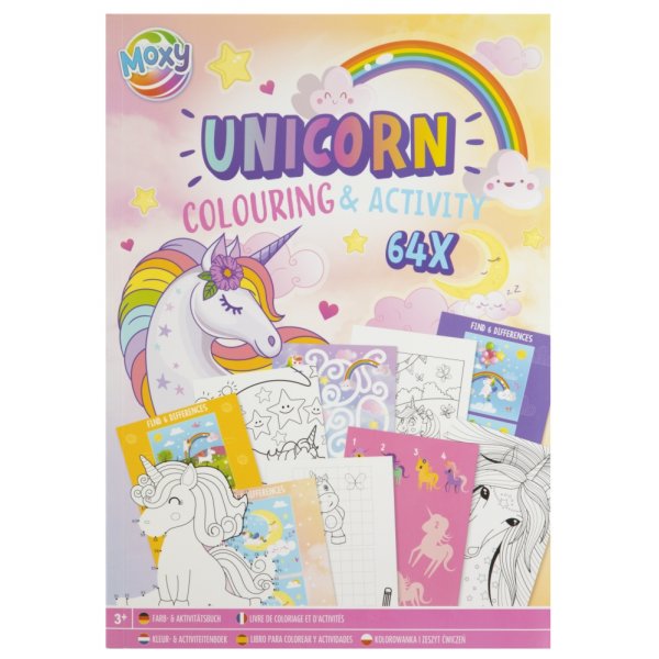 Mal- und Aktivitätsbuch - Einhorn Mal- und Aktivitätsbuch - Einhorn