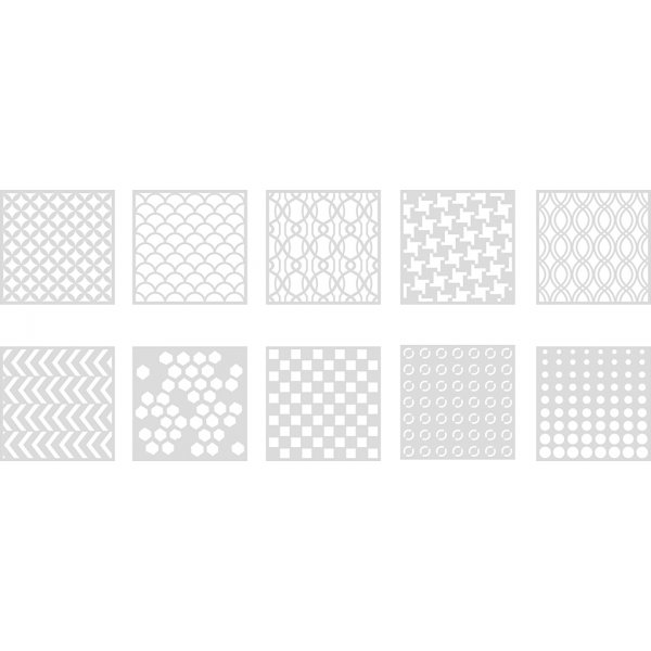 Schablone - 10 Blatt