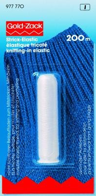 Gummiband zum Einfhren transparent 200 m