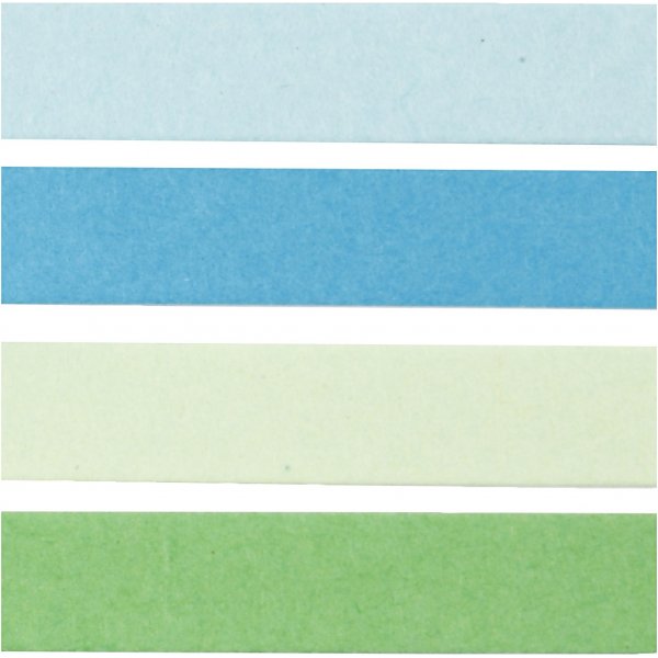 Quillingstreifen - Blau - Grn - Lindgrn - Trkis - 100 Stk