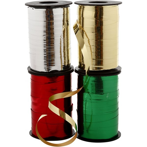 Geschenkkordel - glnzend - 4 x 250 m