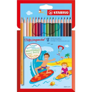 Aquarellstifte Aquacolor - 18er-Pack Aquarellstifte Aquacolor - 18er-Pack