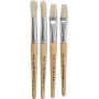 Kinderpinsel - Holz - 4 Stk