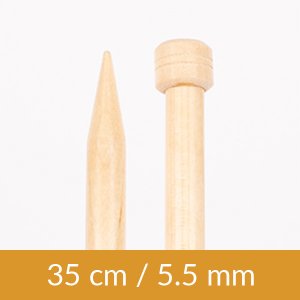 Endstäbe - Birke - 35 cm - verschiedene Größen Endstäbe - Birke - 35 cm - verschiedene Größen