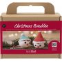 Mini-DIY-Kit Christbaumkugeln - Rote und grne Elfen