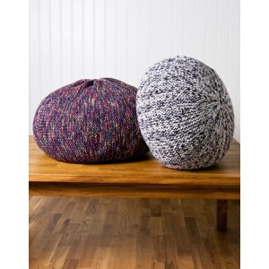 Strickmuster - Krausstich-Poufs Strickmuster - Krausstich-Poufs
