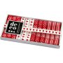 Dekoband - Rot-Wei-Harmonie - 12 x 1 m