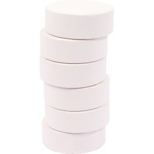 Farbpucks 44 mm - weiß - 6 Stk Farbpucks 44 mm - weiß - 6 Stk