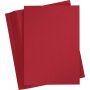 Farbiger Karton - Weihnachtsrot - A4 - 180 g - 100 Blatt