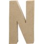 Pappbuchstabe - N - 5 cm