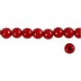 Holzperlen - 10 mm - rot - 20 g