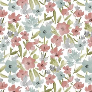 Wachstuch PVC Blume - Pfirsich Wachstuch PVC Blume - Pfirsich